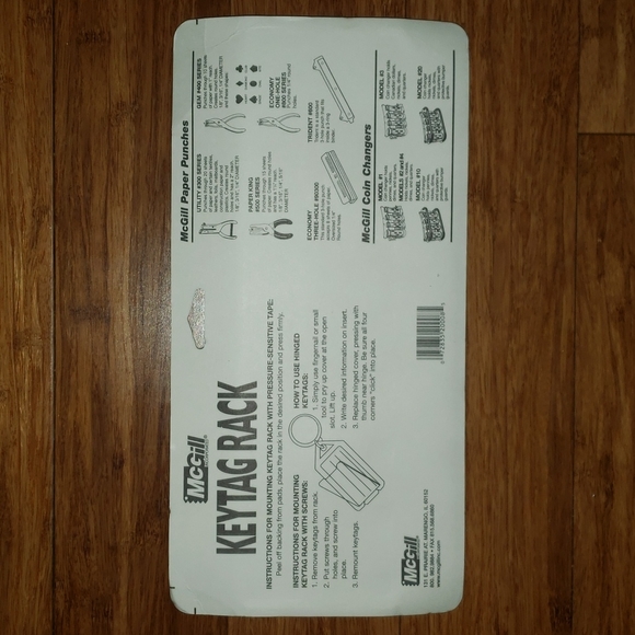 McGill Keytag Rack - Picture 2 of 4